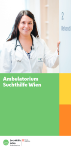 Vorderseite des Folders des Ambulatoriums